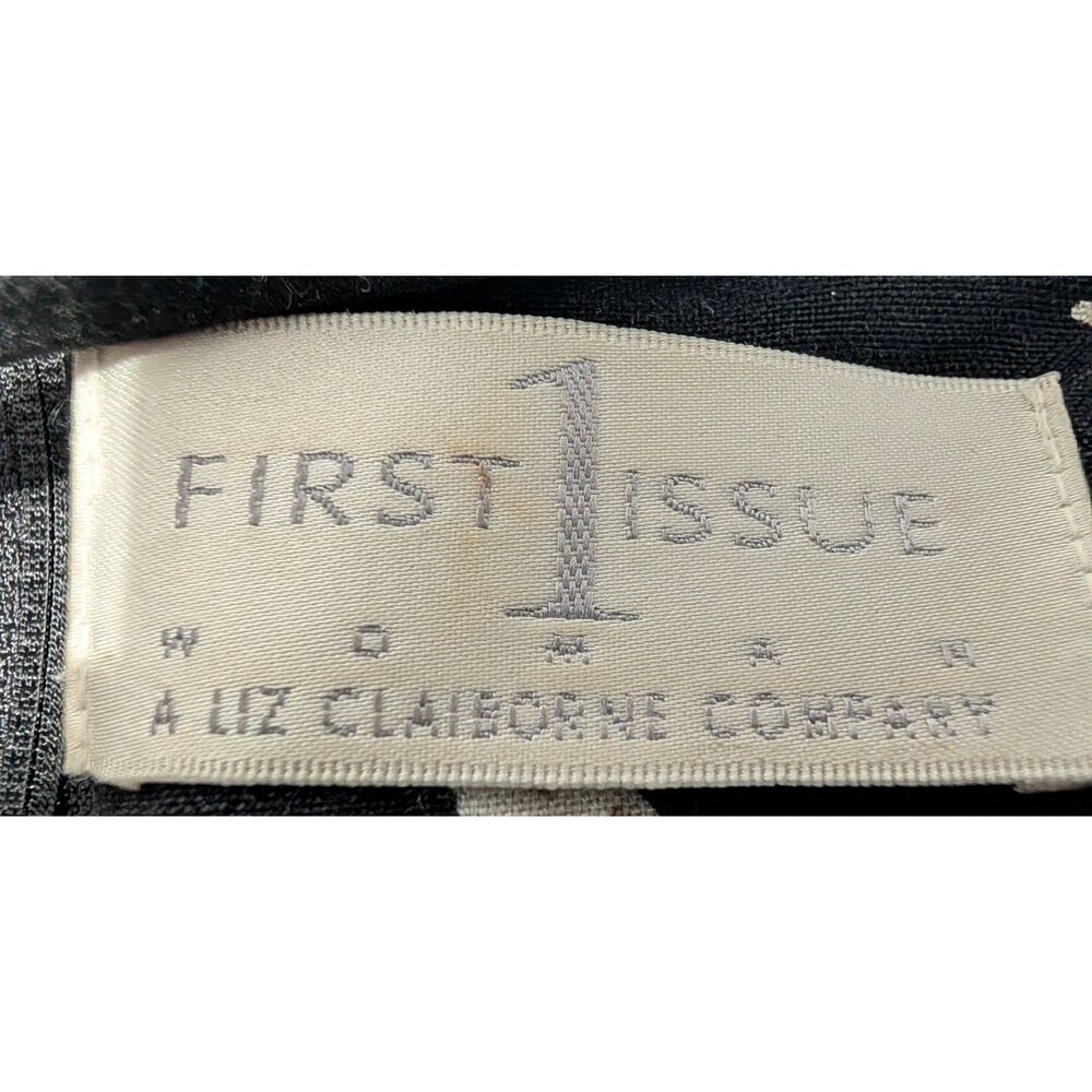 Vintage Linen Blend Black Floral Midi Dress Minimalist Cottagecore 20 Resortwear - Picture 6 of 6